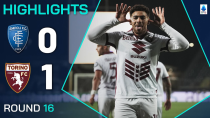 Thumbnail for EMPOLI-TORINO 0-1 | HIGHLIGHTS | Adams wonder-goal wins it for Torino! | Serie A 2024/25 | Serie A