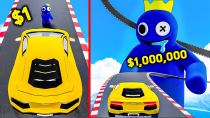 Thumbnail for $1 vs $1,000,000 Rainbow Friends in GTA 5 | GrayStillPlays