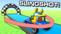 Thumbnail for I BROKE Physics to SLINGSHOT My Friends Into The Finish! | Kosmonaut