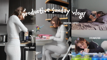 Thumbnail for productive sunday vlog!! 🎧📦 packing orders and meal prepping :) | toomuchzozo