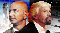 Thumbnail for Bezos, Branson, and the Billionaire-Funded Race To Make Space a Bargain