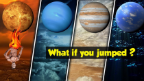 Thumbnail for What if you jumped into every planet? | Sciencephile the AI