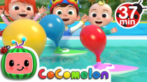 Thumbnail for Balloon Boat Race + More Nursery Rhymes & Kids Songs - CoComelon