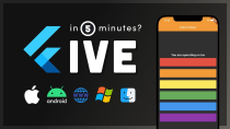 Thumbnail for Build 5 Apps in 5 Minutes with Flutter… But should you? | Fireship