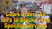 Thumbnail for Court Orders All ISPs to Block Three Specific Services | Steve Lehto