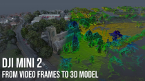 Thumbnail for DJI Mini 2 | How to create a 3D model from video frames in Reality Capture | Iulian Praz