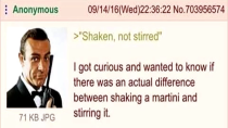 Thumbnail for "Shaken, not stirred" - A Greentext Story | Vanegood