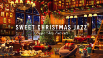 Thumbnail for Cozy Christmas Coffee Shop Ambience🎄Sweet Christmas Jazz Instrumental Music with Crackling Fireplace | Cozy Coffee Shop