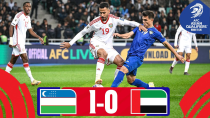 Thumbnail for Shukurov’s goal delivers a vital win! | Uzbekistan - UAE | Highlights #AsianQualifiers - Road To 26