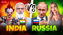 Thumbnail for Russia 🇷🇺 VS India 🇮🇳 | 4 v 4 Clash Squad Battle 🏆 #freefirelive #classylive #nonstopgaming | Classy