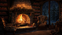 Thumbnail for Fireside Bliss | Cozy Christmas Fireplace Ambience With Crackling Fire Sounds | 𝑾𝒂𝒓𝒎 𝑭𝒊𝒓𝒆