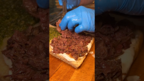 Thumbnail for BOLLITO FOCACCIA SANDWICH with simmered beef cheek from Porchetta Shop in Charleston! #DEVOURPOWER | Devour Power TV