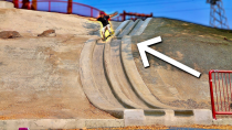 Thumbnail for INSANELY STEEP CONCRETE SLIDE SKATE | Braille Skateboarding