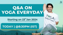 Thumbnail for Q&A On Yoga Everyday l @ 8:30 PM (IST) | Online FREE YOGA Challenge | Saurabh Bothra Yoga