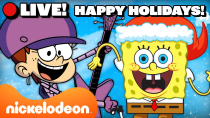 Thumbnail for 🔴 Happy Holidays from Nicktoons! ☃️ SpongeBob, Loud House & More 24/7 Livestream | Nicktoons