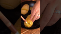 Thumbnail for Hasselback potatoes | ThatDudeCanCook