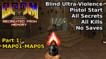 Thumbnail for Doom II But Something's Not Right - Part 1: MAP01-MAP05 (Blind Ultra-Violence 100%) | decino