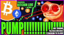 Thumbnail for ALERT 🚨 BITCOIN PRICE LIVE TRADING - HUGE WEEK AHEAD!! - LIVE ETHEREUM TRADE - CRYPTO ALTCOIN SEASON