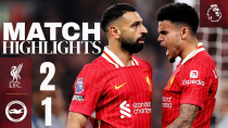 Thumbnail for Highlights: Salah STUNNER Completes Quick-Fire Comeback! | Liverpool 2-1 Brighton