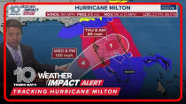 Thumbnail for Tracking Hurricane Milton: Expected to make landfall as 'dangerous, major' hurricane (11 pm, Oct. 8, | 10 Tampa Bay