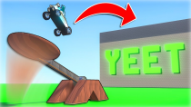 Thumbnail for I Built a Track to CATAPULT My FRIENDS! | Kosmonaut