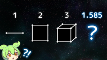 Thumbnail for What Does a 1.585-Dimensional Shape Look Like? | Zundamon's Theorem