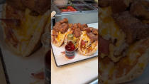 Thumbnail for These BRUNCH PANCAKE TACOS from Elm Street Diner in Stamford, CT are next level! 🥞🌮#DEVOURPOWER | Devour Power TV