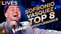 Thumbnail for Sofronio Vasquez Performs "If I Can Dream" | The Voice Lives | NBC