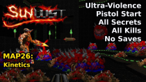 Thumbnail for Doom II: Sunlust - MAP26: Kinetics (Ultra-Violence 100%) | decino