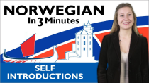 Thumbnail for Learn Norwegian - Norwegian in Three Minutes - How to Introduce Yourself in Norwegian | Learn Norwegian with NorwegianClass101.com