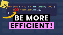 Thumbnail for 5 Tips for Writing BETTER For Loops in JavaScript | James Q Quick