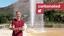 Thumbnail for A geyser that shoots sparkling mineral water | Tom Scott