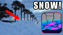 Thumbnail for HISTORIC Snowstorm - NEVER EXPECTED THIS: 4 Inches on Gulf Beaches | Storm Chaser Vince Waelti