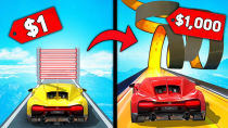 Thumbnail for $1 vs $1000 STUNT RACES in GTA 5 | GrayStillPlays