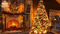 Thumbnail for Instrumental Christmas Music with Fireplace 🎄 Beautiful Christmas Ambience 🎅 Merry Christmas 2024 | Relaxing World