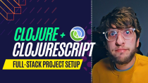 Thumbnail for Full Stack Clojure App - clojure/script + deps.edn + shadow-cljs + Helix + Tailwind | on the code again