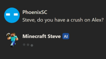 Thumbnail for Minecraft Steve, do you have a crush on Alex? | Phoenix SC