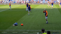 Thumbnail for Soccer legend Paul Gascoigne at a charity match