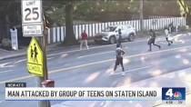 Thumbnail for White man attacked by group of negro teens on Staten Island | NBC New York