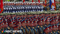 Thumbnail for President Putin warns the West that Russian forces are combat ready at Victory Day parade | NBC News