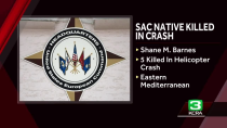 Thumbnail for Sacramento man among 5 US troops killed in military helicopter crash over the Mediterranean | KCRA 3