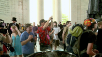 Thumbnail for Jefferson Memorial Dance Dance Revolution - 6/4/2011