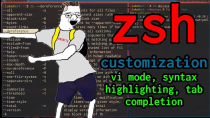 Thumbnail for zsh: Syntax Highlighting, vi-mode, Autocomplete, more | Luke Smith