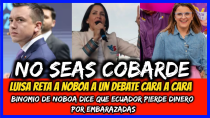 Thumbnail for Luisa reta a Noboa a un debate. Binomio de Noboa: Ecuador pierde dinero por embarazadas | Hablando claro con Nelson Salazar