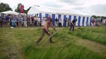 Thumbnail for Scythe vs Brushcutter 1 - South West Annual Scythe Festival - June 2010 | Dave Oxford