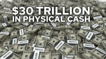 Thumbnail for US Debt of $30 Trillion Visualized in Stacks of Physical Cash