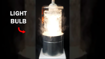 Thumbnail for Light bulb vs liquid nitrogen | NileRed Shorts