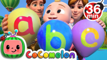 Thumbnail for ABC Song with Balloons + More Nursery Rhymes & Kids Songs - CoComelon