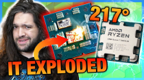 Thumbnail for We Exploded the AMD Ryzen 7 7800X3D & Melted the Motherboard | Gamers Nexus