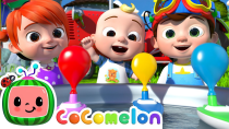 Thumbnail for Balloon Boat Race | CoComelon Nursery Rhymes & Kids Songs | Cocomelon - Nursery Rhymes